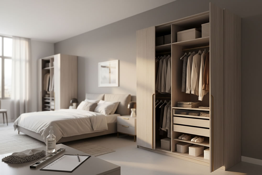 Guarda Roupa Em Madeira MDF